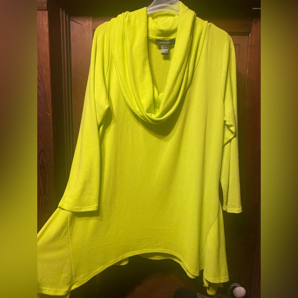 NWT Ashley Stewart Cowl neck top 22/24